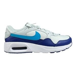 Nike Air Max 90 SC Pure Platinum Racer Blue Running Sneakers Mens Size 8.5 NWB